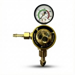 ATU ARC Single Stage Single Gauge Meter Oxygen Gas Regulator Brass Body
